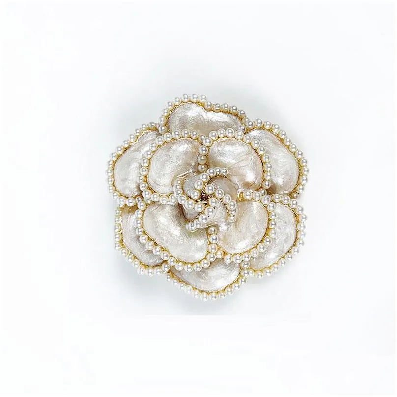 flowers pearl pins brooches flower brooch broach jewlery style for women