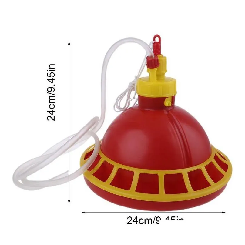 other bird supplies round chicken drinking fountain device hanging cup waterer bowl poultry drinker