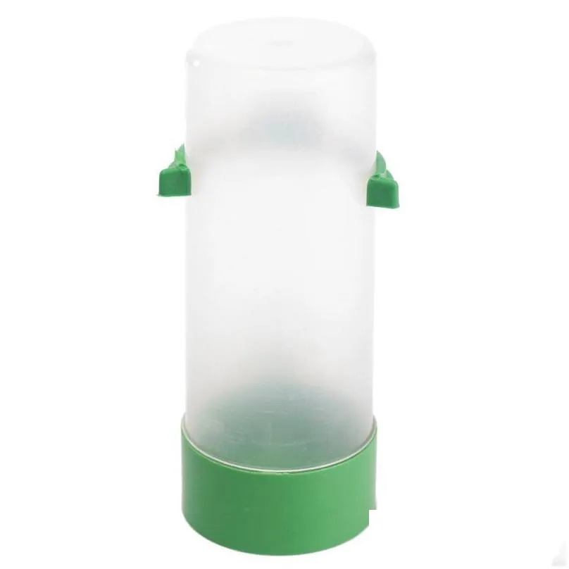 other bird supplies 65/150ml drinker feeder waterer with clip for aviary budgie lovebird canary pet dropship frrg