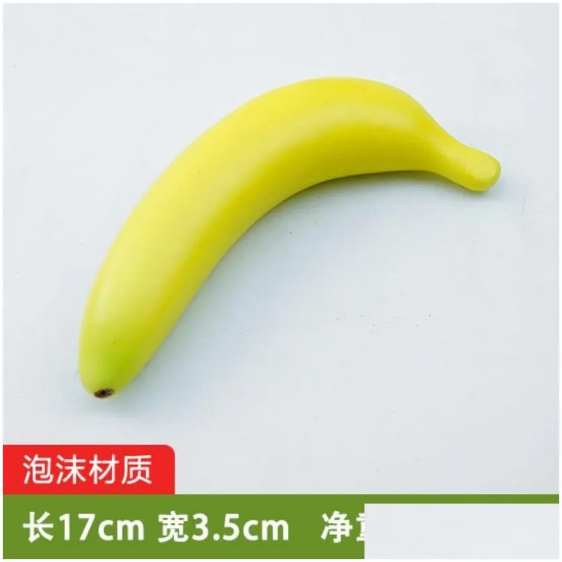 simulation bubble big banana fruit model table display home decoration toys plastic crafts props party