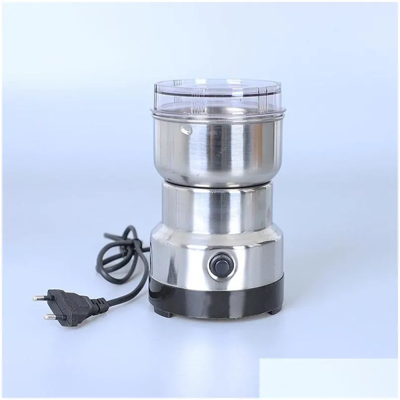 manual coffee grinders 2in1 electric bean grinder home grinding milling machine accessories kitchenware blenders for home eu plug