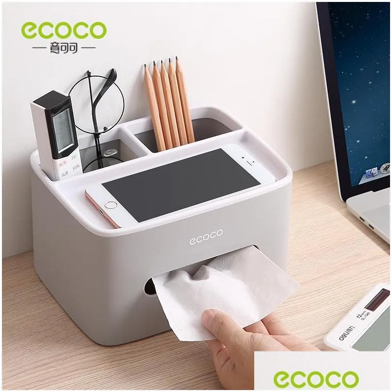tissue boxes napkins ecoco napkin holder household living room dining creative lovely simple multi function remote control storage