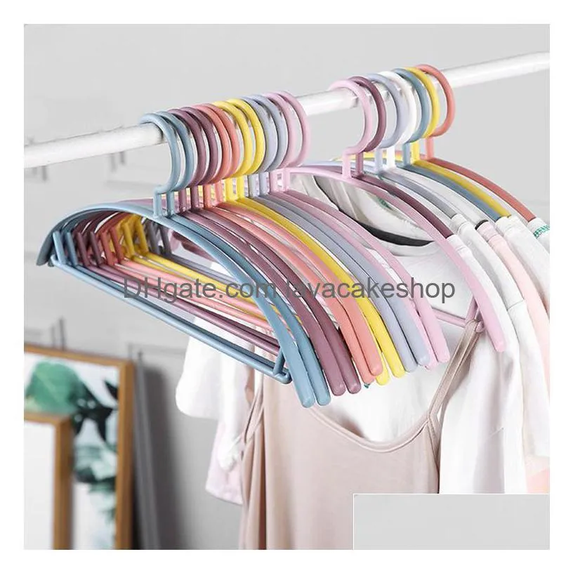 hangers racks arc design clothes seamless non lip closet organizer kid adult cute coat pants rack home wardrobe storage hanger 220901