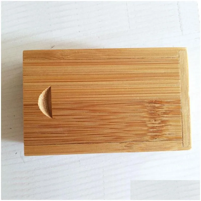 5 pcs no bamboo packaging box bamboo and wood gift box wood rectangular gift size 80x50x25mm 3.15 x 1.97 x 0.99 inch