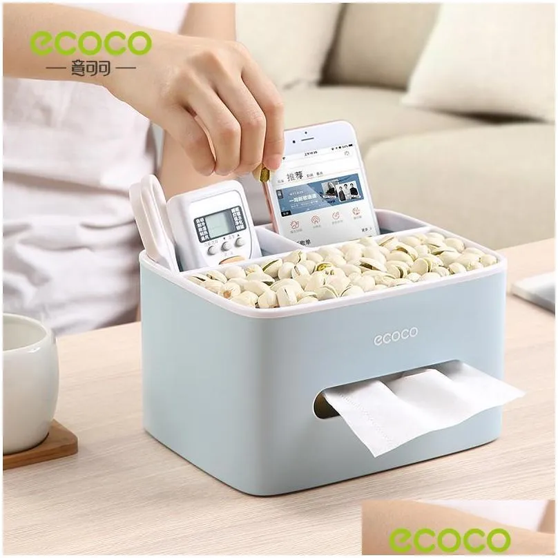 tissue boxes napkins ecoco napkin holder household living room dining creative lovely simple multi function remote control storage