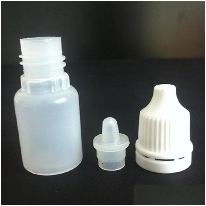storage bottles jars 5 pcs durable 5100ml empty plastic squeezable dropper eye liquid
