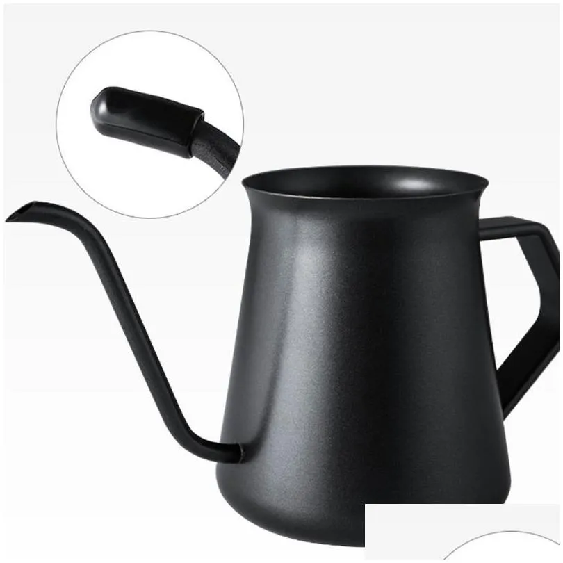 drip kettle 400ml mini stainless steel thicken coffee dripper pot kettle home kitchen gadget coffee maker pot