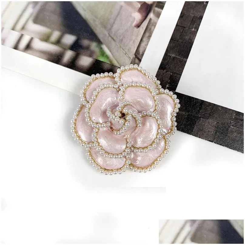 flowers pearl pins brooches flower brooch broach jewlery style for women