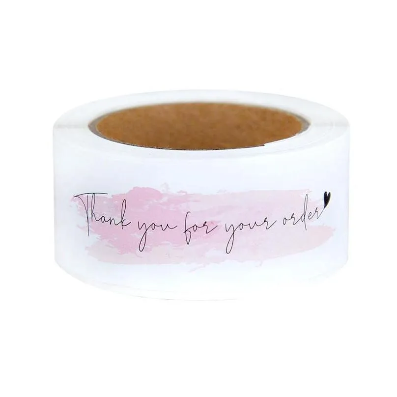gift wrap 120pcs thank you for your order stickers labels envelope sealing small business decor sticker stationery package