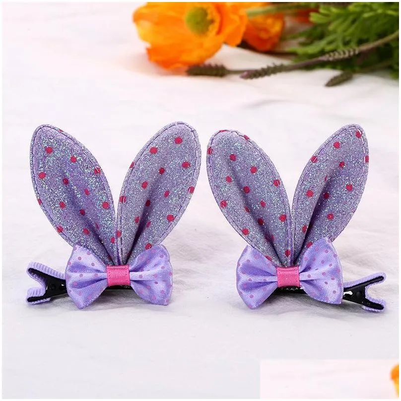 dog apparel 20 pcs easter pet hair bows clips ears hairpins grooming accessories for small medium