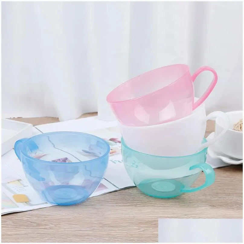 baking pastry tools 1pc mixing bowl plastic butter cream bean choose decoration paste piping cupcake cake decor 4 colors