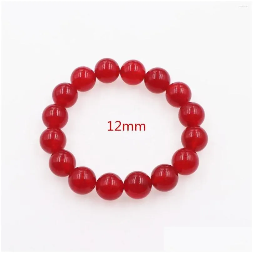 charm bracelets 15 style strecth bracelet natural stone jades crystal 12mm yoga beaded for women gift wristband jewels 19cm b366