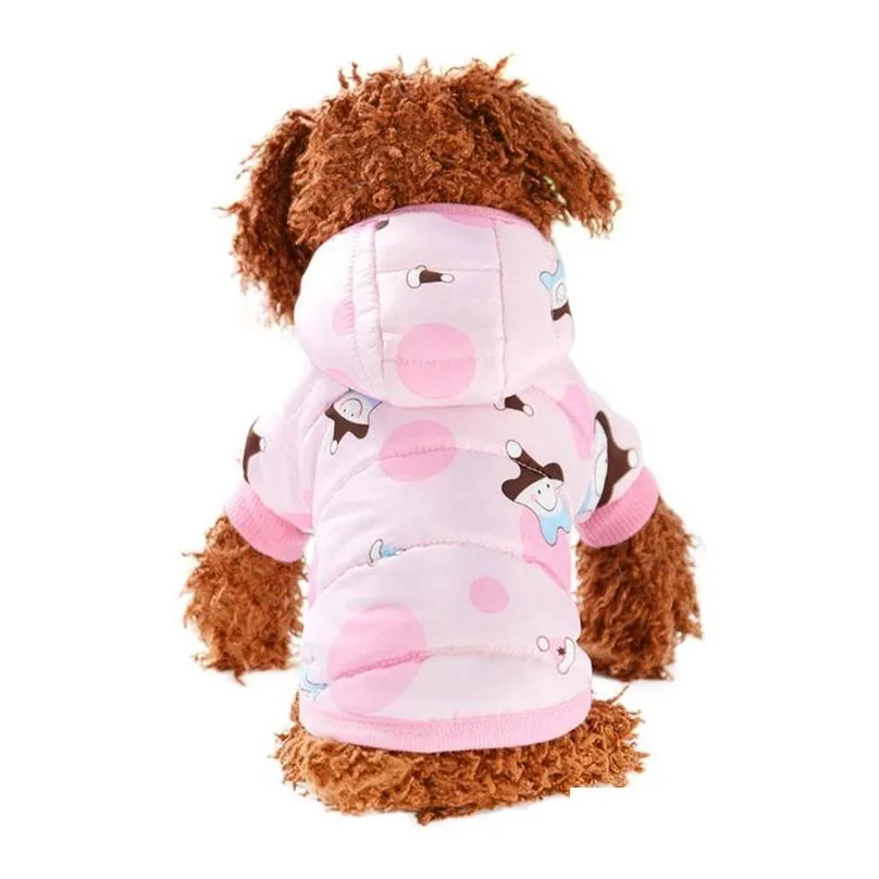 pet dog waterproof cotton coat warm down jacket for chihuahua small medium dogs puppy pet letter patetrn winter clothes