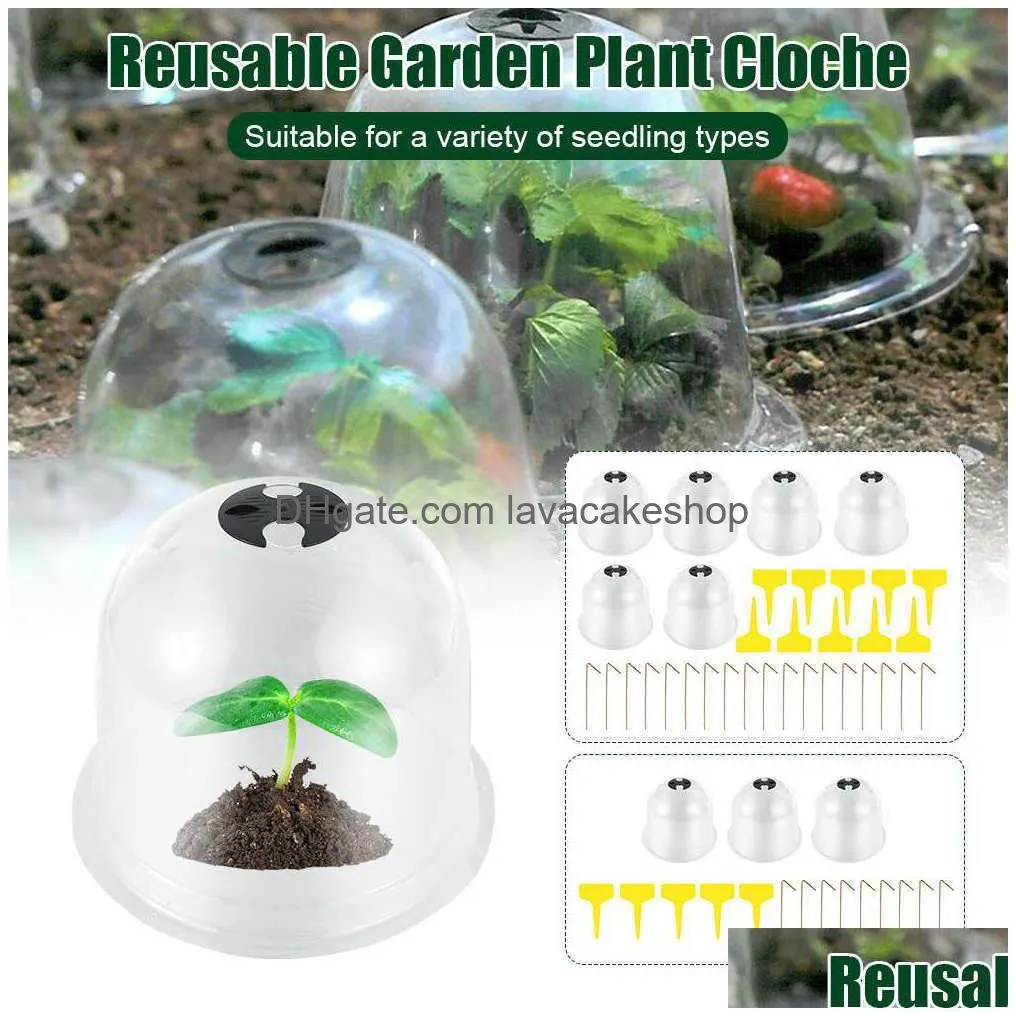 Reusable Plastic Nursery Insation Case For Plants Protects Plants From