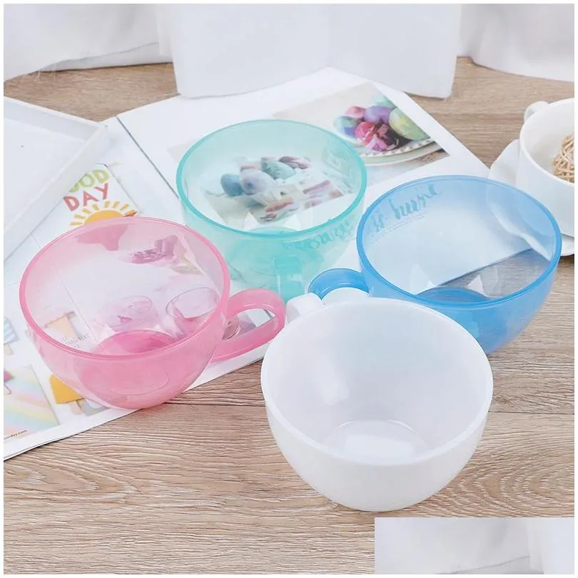 baking pastry tools 1pc mixing bowl plastic butter cream bean choose decoration paste piping cupcake cake decor 4 colors