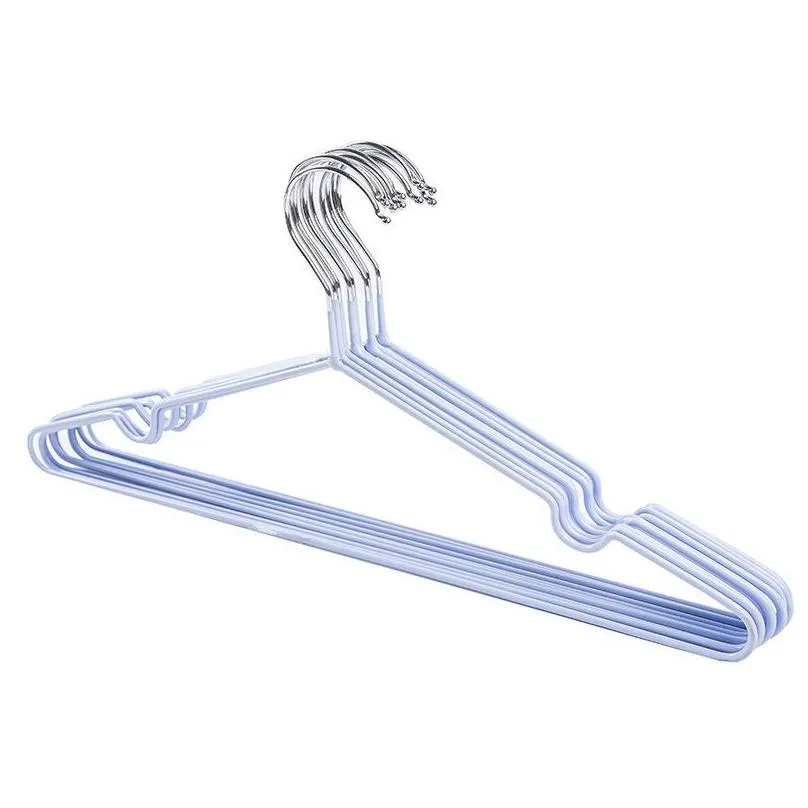 home metal hanger windproof antiskid clothes hanging waterproof clothes rack no trace clothing support durable thicken hanger dbc