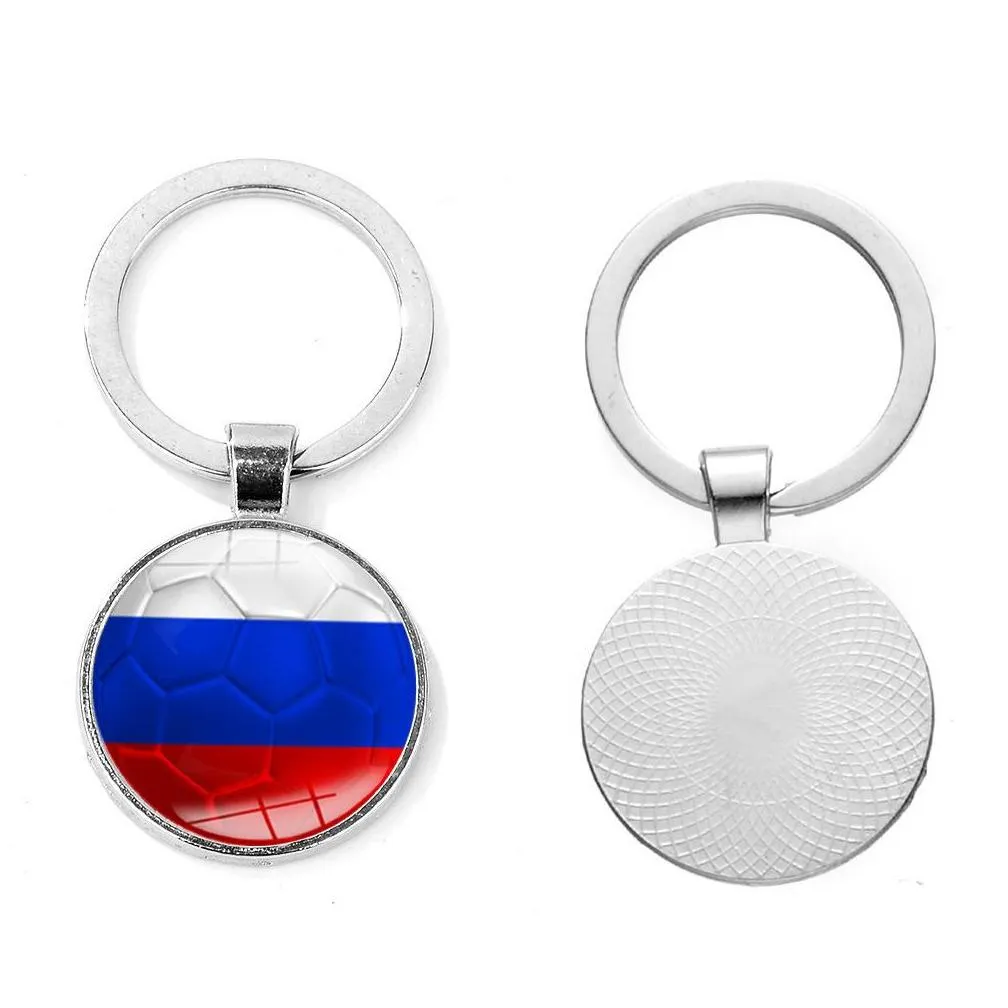 2021 crazy united kingdom flag pattern key chain car keyring holder bag pendant charm glass keychain jewelry wholesale price