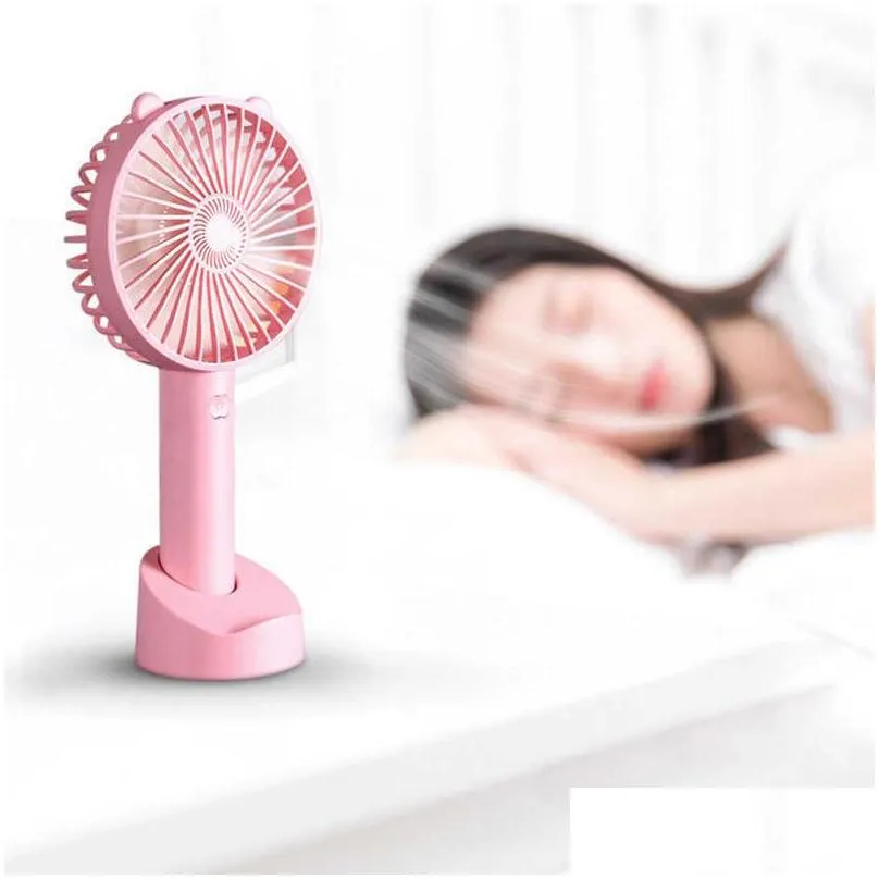 a summer threegear adjustment noiseless small fan mobile phone bracket neutral left and right shaking head small fan