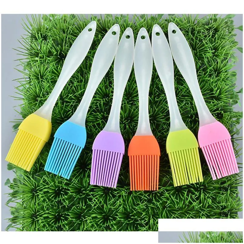fashion silicone bbq brush cooking pastry butter brush kitchen heat resistance basting oil brushes cake cream brushes baking tool