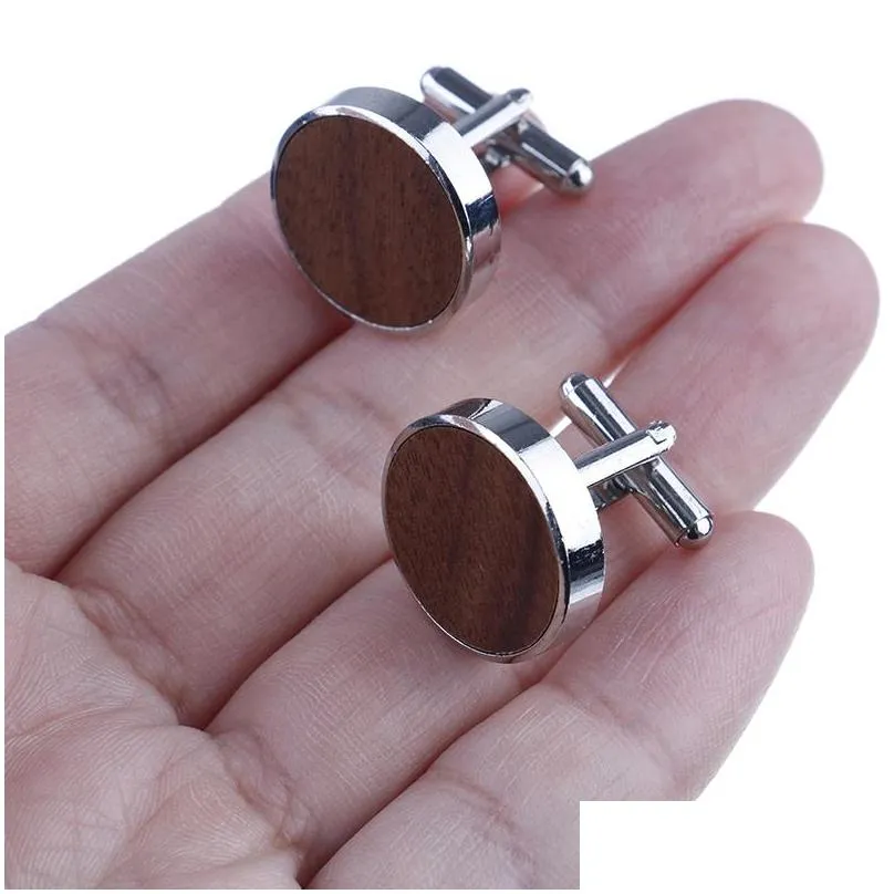 1set wooden tie pocket square cufflink wood bow tie men accessories wedding fashion wooden bow ties set