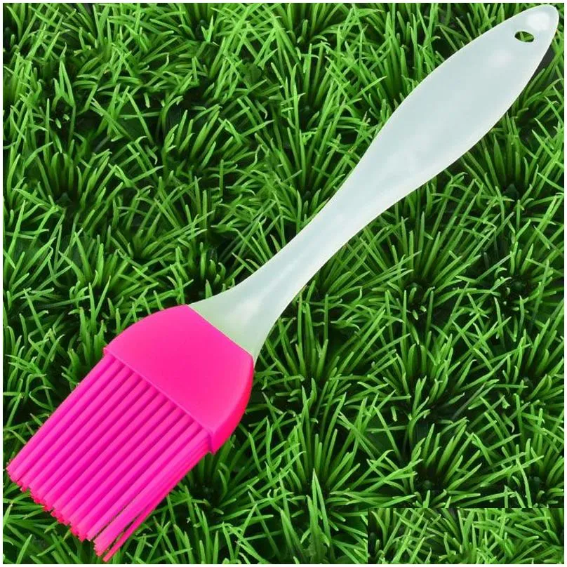 fashion silicone bbq brush cooking pastry butter brush kitchen heat resistance basting oil brushes cake cream brushes baking tool