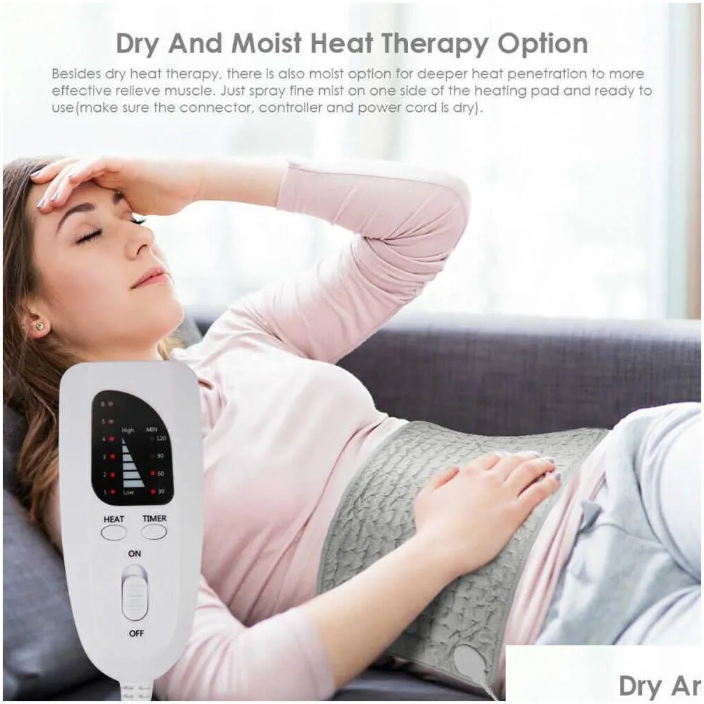 110v240v electric heating pad blanket timer physiotherapy heating pad for shoulder neck back spine leg pain relief winter warm