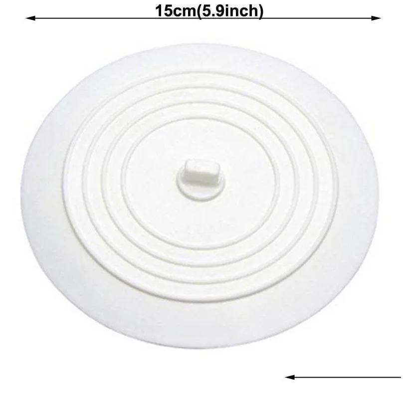 round silicone sink plug drain stopper food grade fda 15cm drain plug catcher washroom kitchen silicone supplies vtky2106