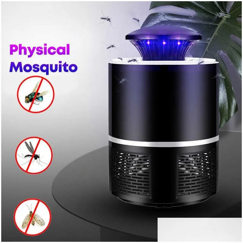 home mute mosquito killer lamp 2w usb powered electric lamp led bug zapper lure trap for bedroom living room