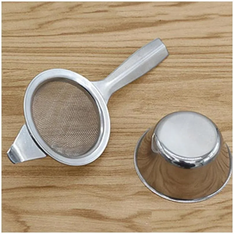 stainless steel tea infuser portable spice tea strainer gold siliver mesh infuser tea filter strainers kitchen tools vt1886