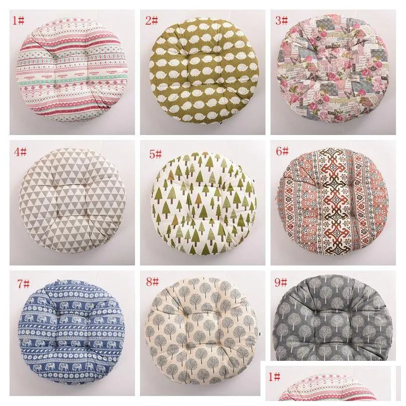 50x 50cm home sofa seat cushion round futon mat cushions office breathable chair cushion chair sofa seat decoration gift dbc dh07611