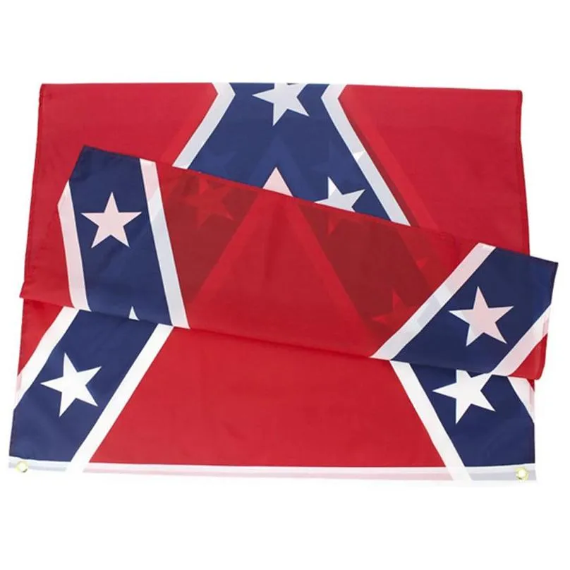 3x5 ft two sides penetration flag confederate rebel flags civil war rebel flag polyester national flags banners customizable vt1427