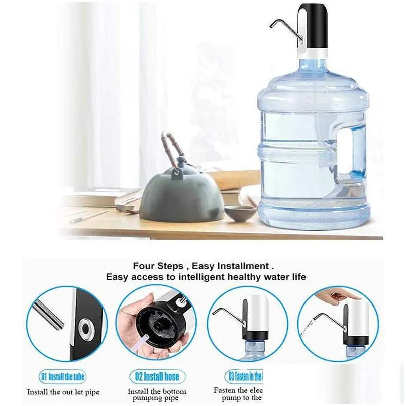 usb charging automatic electric water dispenser pump one click auto switch drinking dispenser