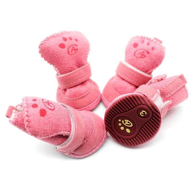 dog apparel brand winter puppy shoes outdoor for dogs dachshund warm boots optional cotton cats booties