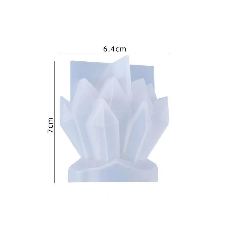 craft tools iceberg modeling flower cluster candle silicone mold 3d making diy ice soap resin release nonstick