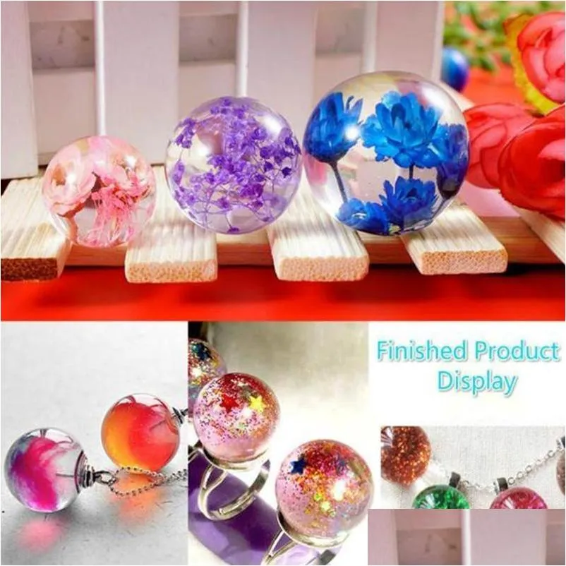 craft tools hand made silicone molds diy jewelry making crafts resin ball mold rings epoxy cake for decorations c3t3