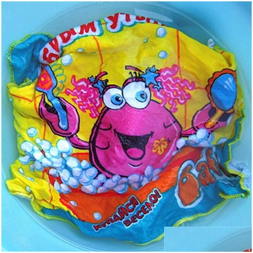 fg343 child cartoon carry gifts cotton compressed travel towel small square 30x30cm 12pcs/lot wholesale y200429