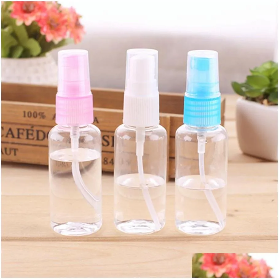 wholesale outdoor travel portable 30ml airless pump bottle plastic cosmetic makeup mist spray bottle perfume atomizer dh0692 t03
