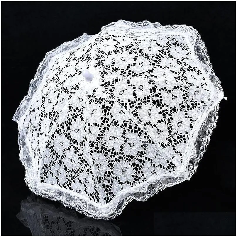 lace umbrella stage performance embroidery lace umbrella bridesmaid bride p ograph prop craft umbrella wedding party decoration