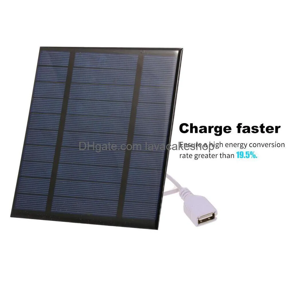 2.5w/5v/3.7v portable solar panel phone charger with usb port for travel