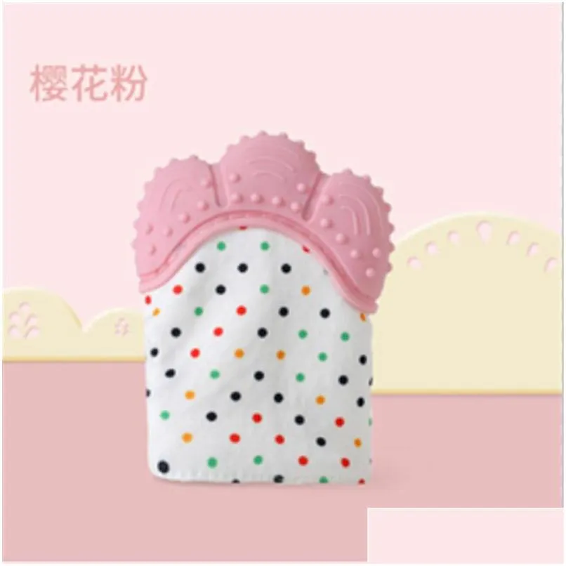 baby silicone molars gloves children anti biting teething glove security environment protection maternal and infant products 5 1mb j2