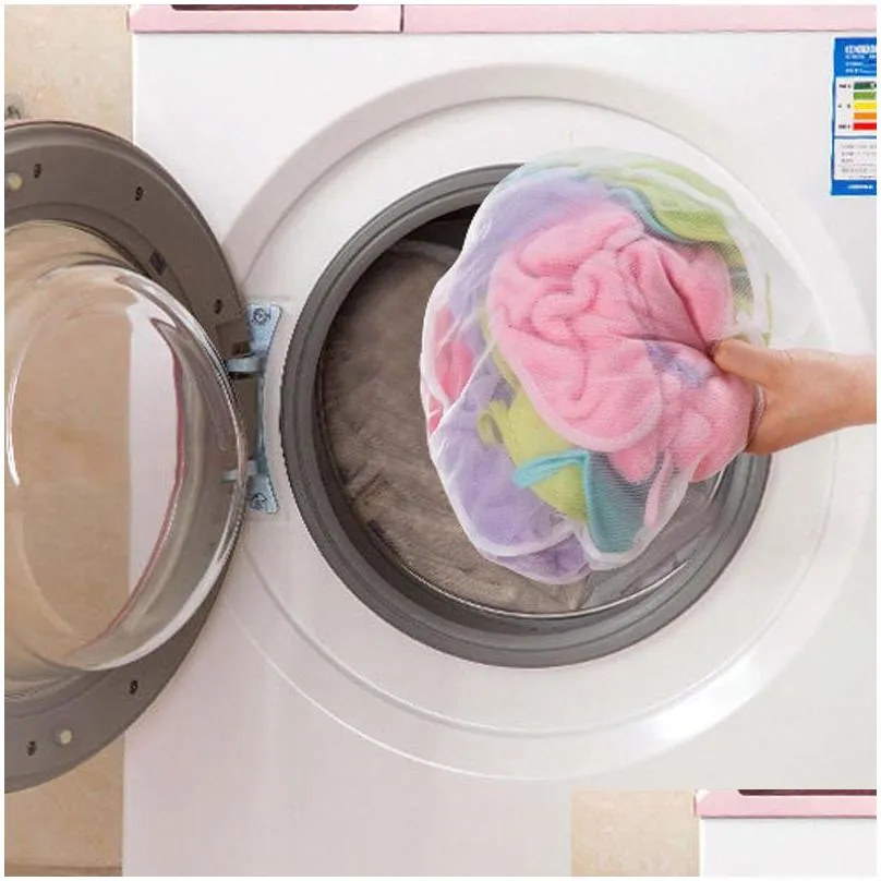  sell washing machine used mesh net bags laundry bag large thickened lingerie underwear bra clothes socks wash bags1