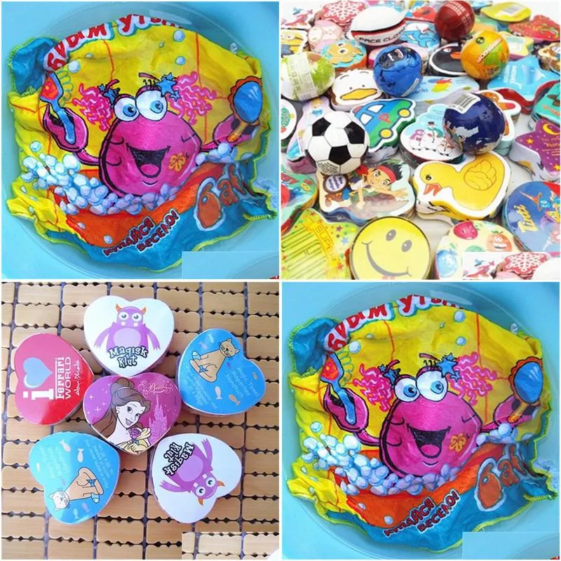 fg343 child cartoon carry gifts cotton compressed travel towel small square 30x30cm 12pcs/lot wholesale y200429