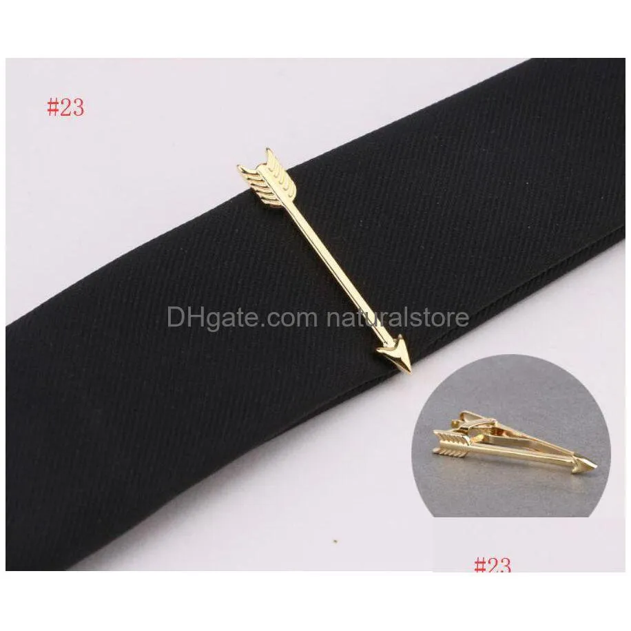 necktie tie clips 35 colors mens solid neck clip clip for businessmen necktie father tie clip christmas gift tnt fedex