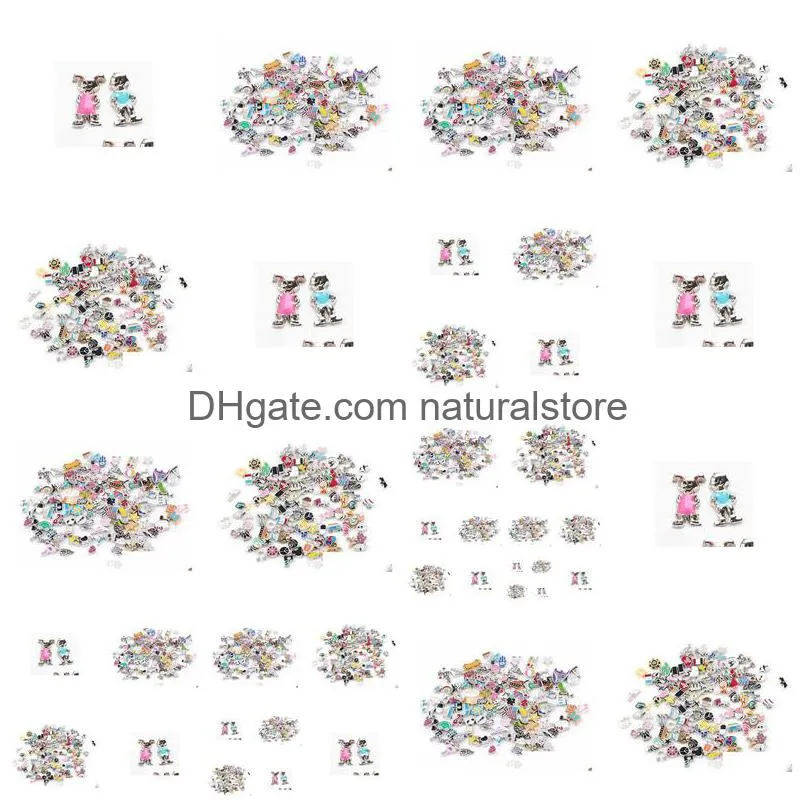 wholesale 40pcs/lot lovely boy girl diy alloy floating locket charms fit for glass living magnetic locket fashion jewelrys