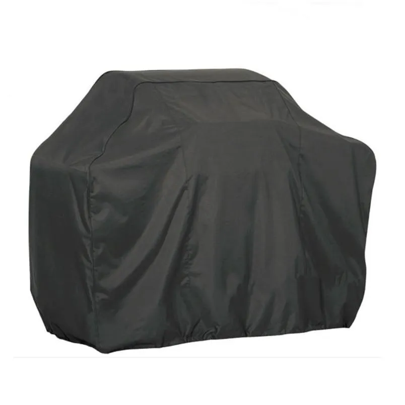 black waterproof bbq cover bbq accessories grill cover anti dust rain gas charcoal electric barbeque grill dbc vt0236