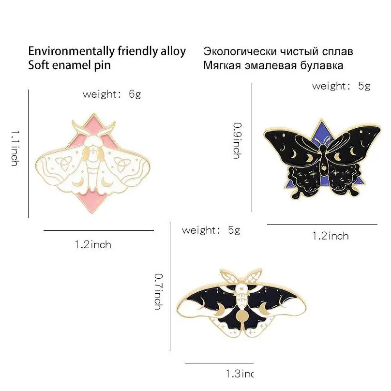 cute enamel butterfly brooches pin for women girl fashion jewelry accessories metal vintage brooches pins badge wholesale gift