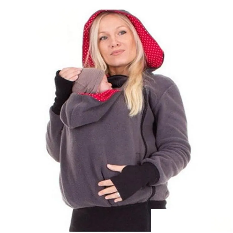 maternity carrier baby holder jacket mother kangaroo hoodies 122 z2