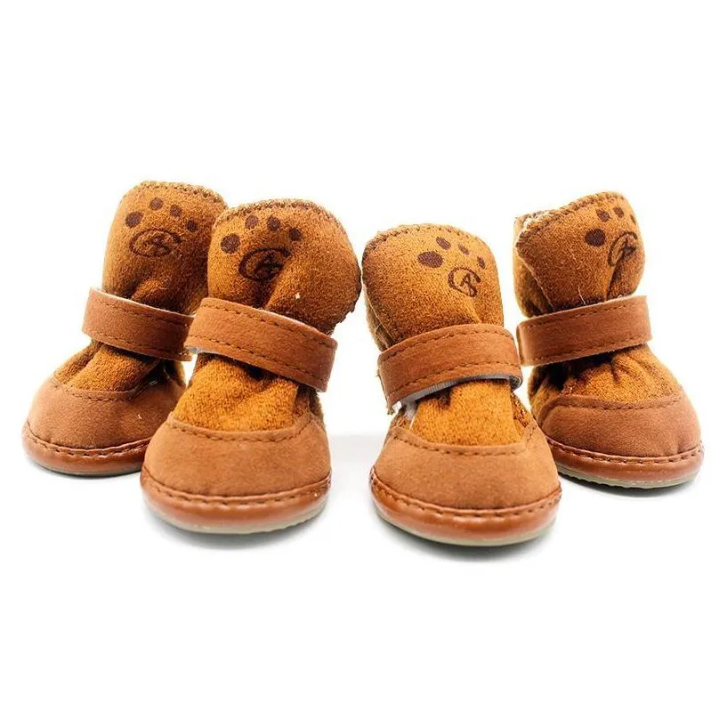dog apparel brand winter puppy shoes outdoor for dogs dachshund warm boots optional cotton cats booties