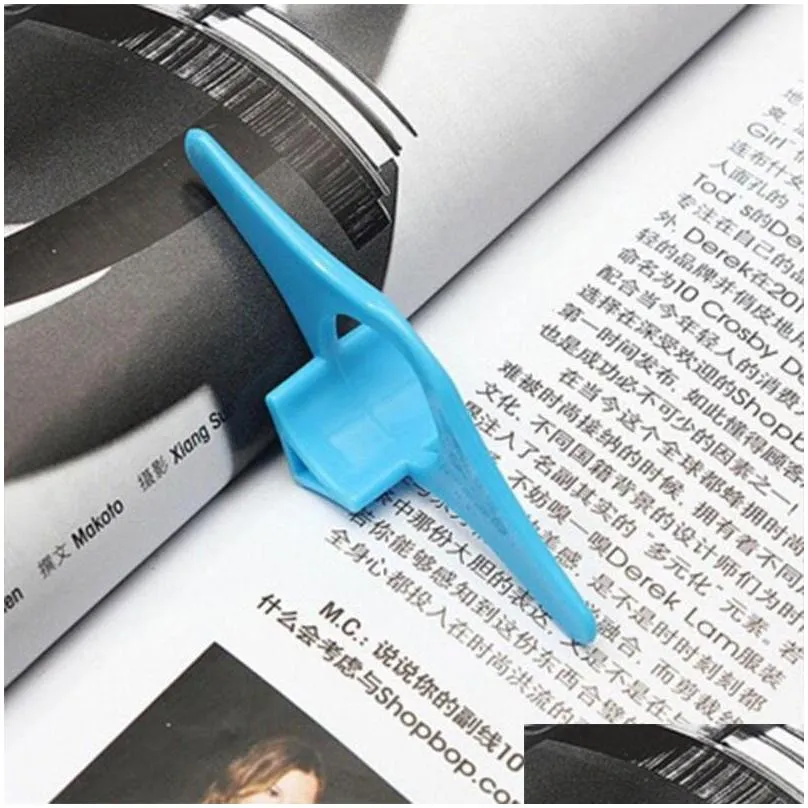 multifunction portable thumb book support page holder marker school office supplies r20 bookmark