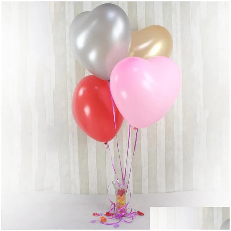 thicken large 36 inch heart shaped latex balloon wedding birthday party decoration love latex balloons mothers day decor balloon dh1266